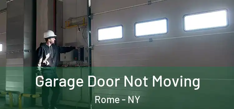  Garage Door Not Moving Rome - NY